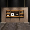 Brandy · Office Shelves w/ Integrated Lighting & Storage