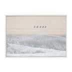 Sylvie Five Umbrellas Framed Canvas by Caroline Mint