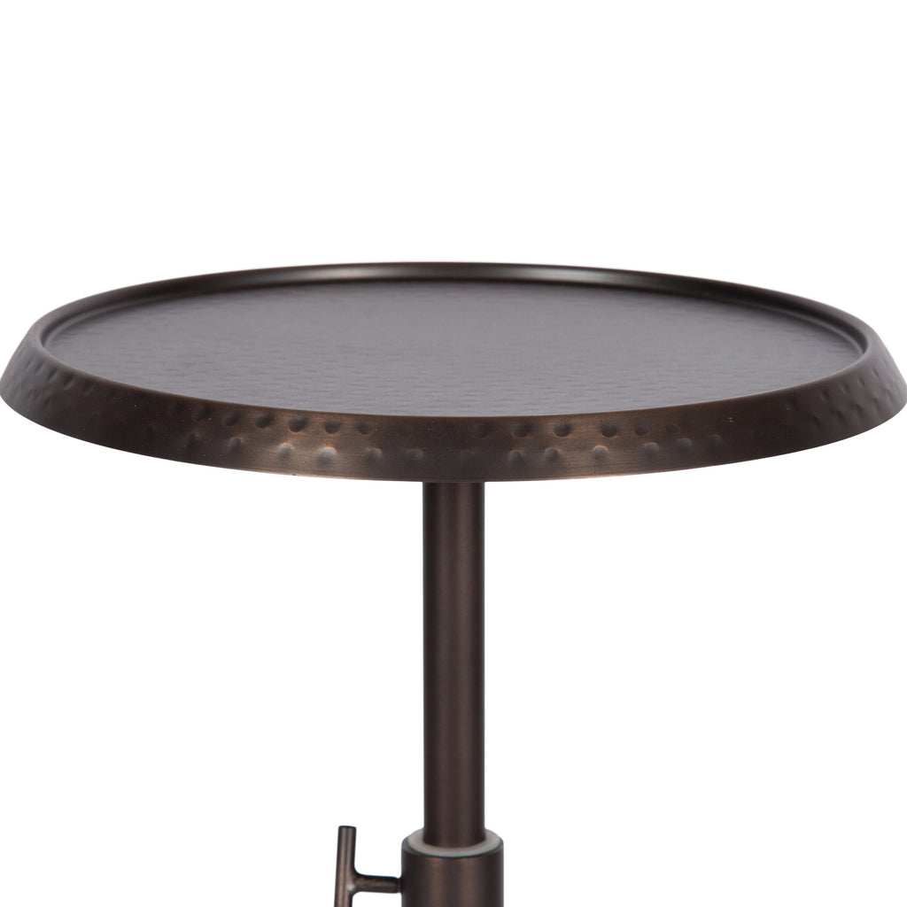Sanzo Adjustable Metal Drink Table