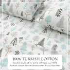 Turkish Cotton Flannel Sheet - Lakeview Collection