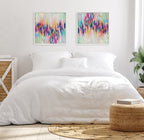 Sylvie Brushstroke 154 Framed Canvas by Jessi Raulet of Ettavee