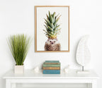 Sylvie Hedgehog Pineapple Framed Canvas by Amy Peterson Art Studio