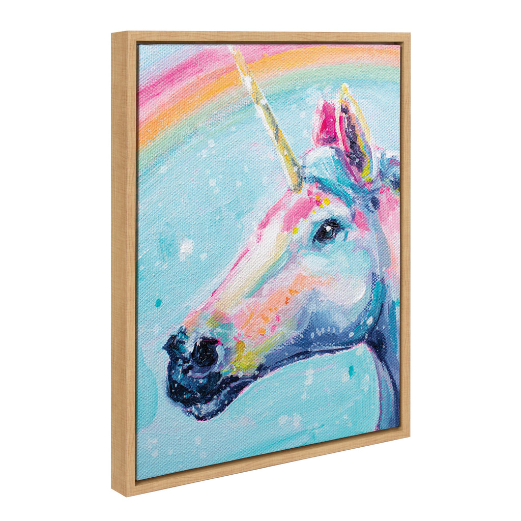 Sylvie Do You Believe in Magic Framed Canvas by Rachel Christopoulos