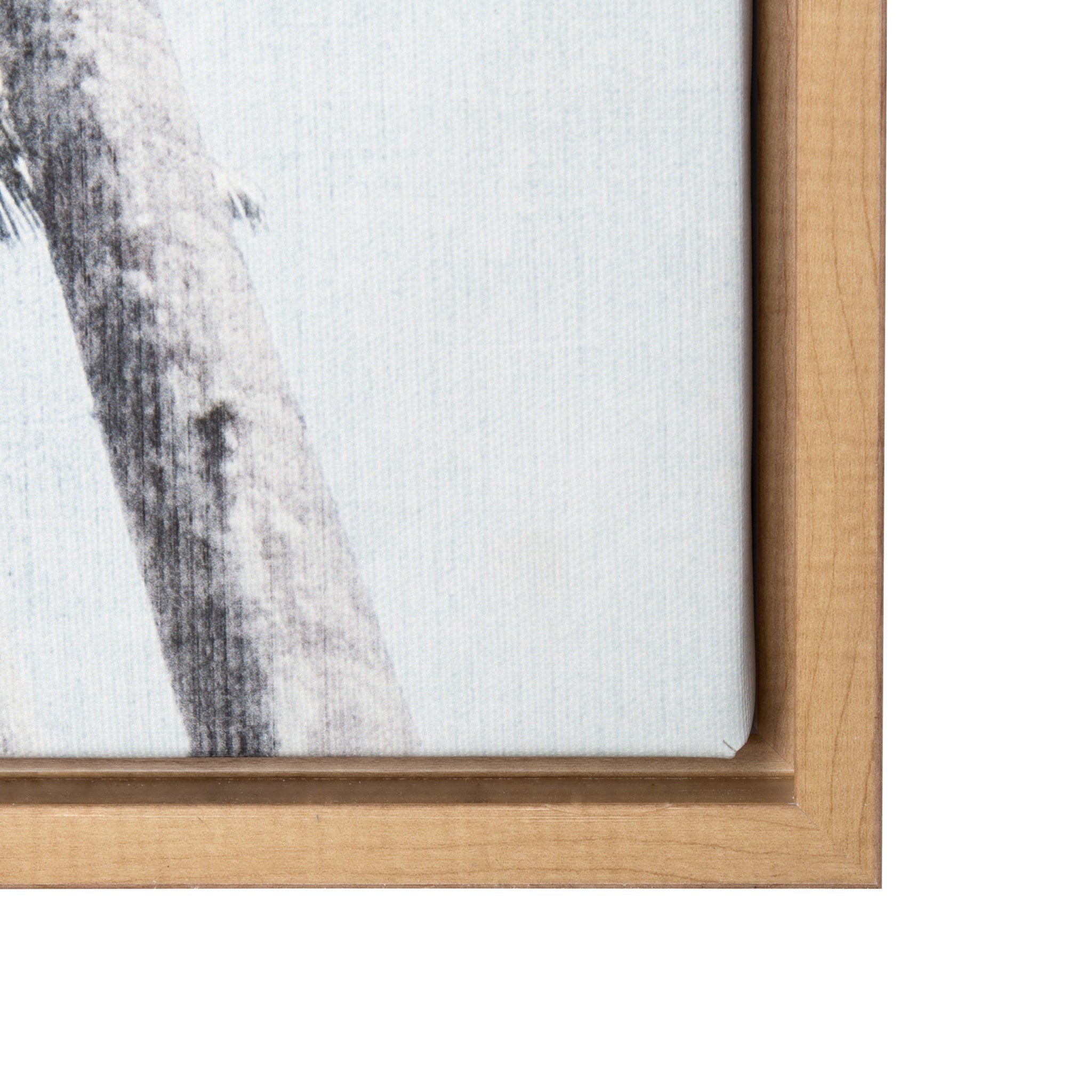 Sylvie Palm Tree Row Framed Canvas by Simon Te Tai