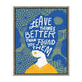 Sylvie Better Framed Canvas by Keely Reyes