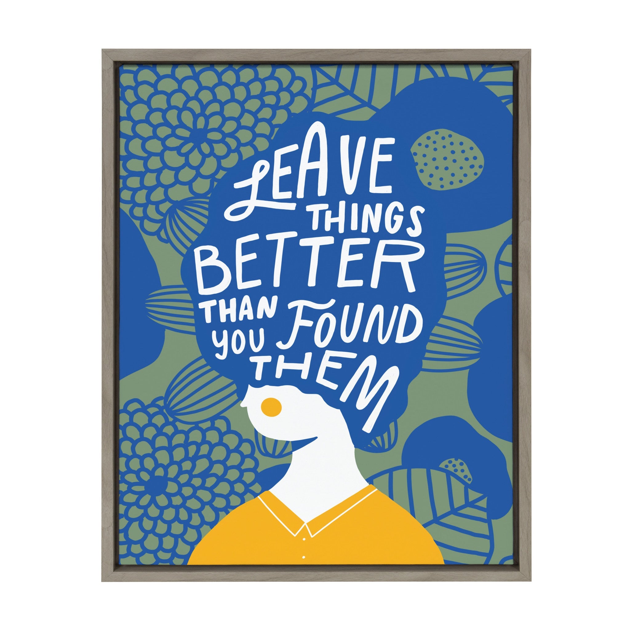 Sylvie Better Framed Canvas by Keely Reyes