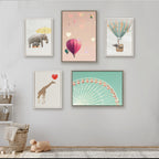 Sylvie Beaded Under the Rain Framed Canvas by July Art Prints
