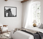 Sylvie Noble BW Framed Canvas by Alicia Abla
