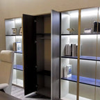 Norwyn · Office Shelves w/ Lighting & Closet