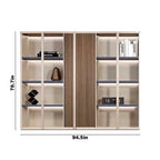 Norwyn · Office Shelves w/ Lighting & Closet