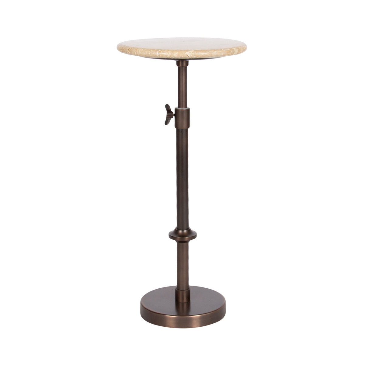 Engles Adjustable Marble Table and Plant Stand