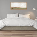 Sylvie Beaded Rest No 2 Framed Canvas by Mackenzie Nelson