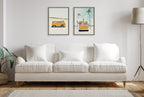 Sylvie Beach Adventures Framed Canvas by July Art Prints
