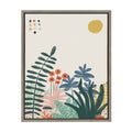 Sylvie Zen Garden 2 Framed Canvas by Kelly Knaga
