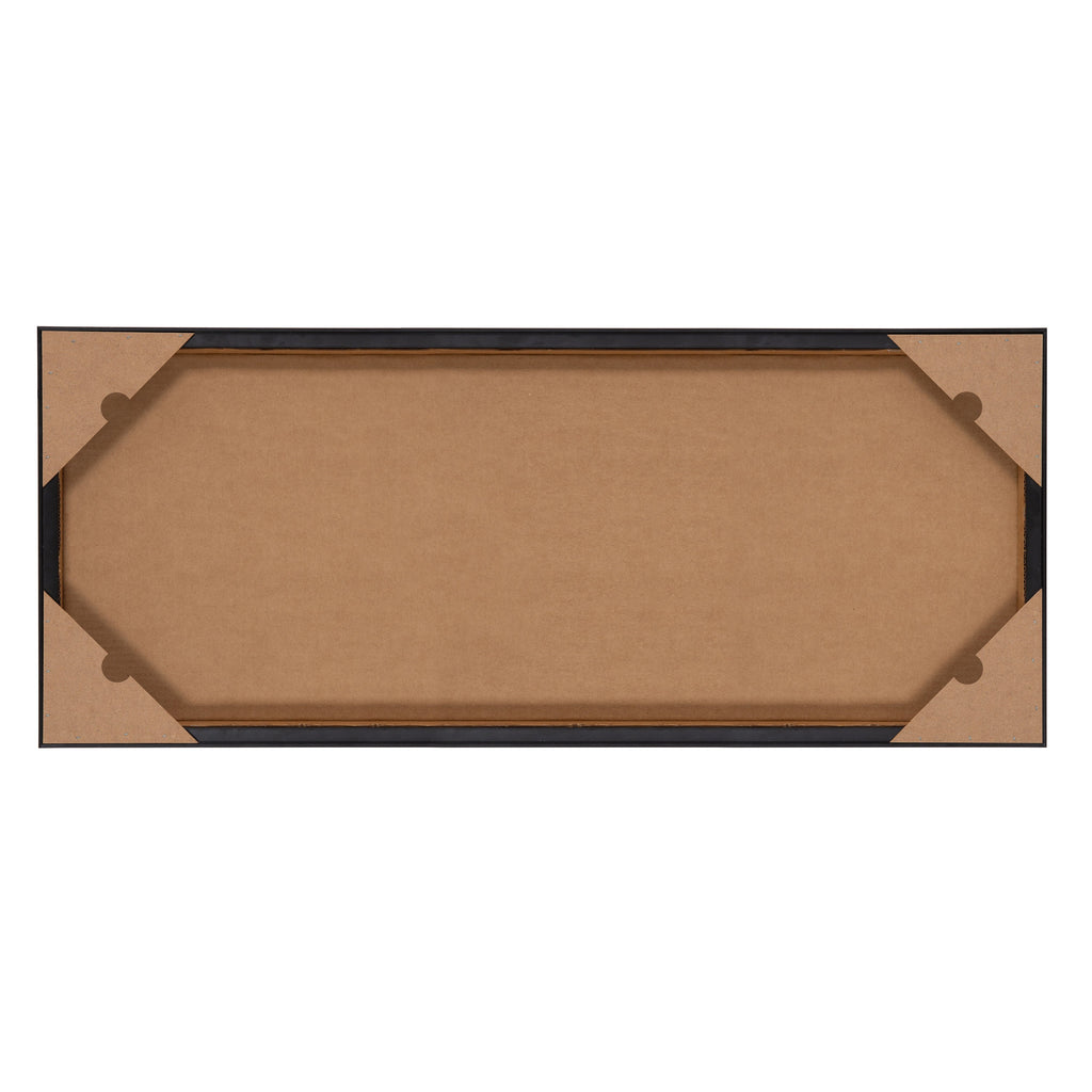 Sylvie Minimalist Evergreen Trees Sketch Framed Canvas by The Creative Bunch Studio