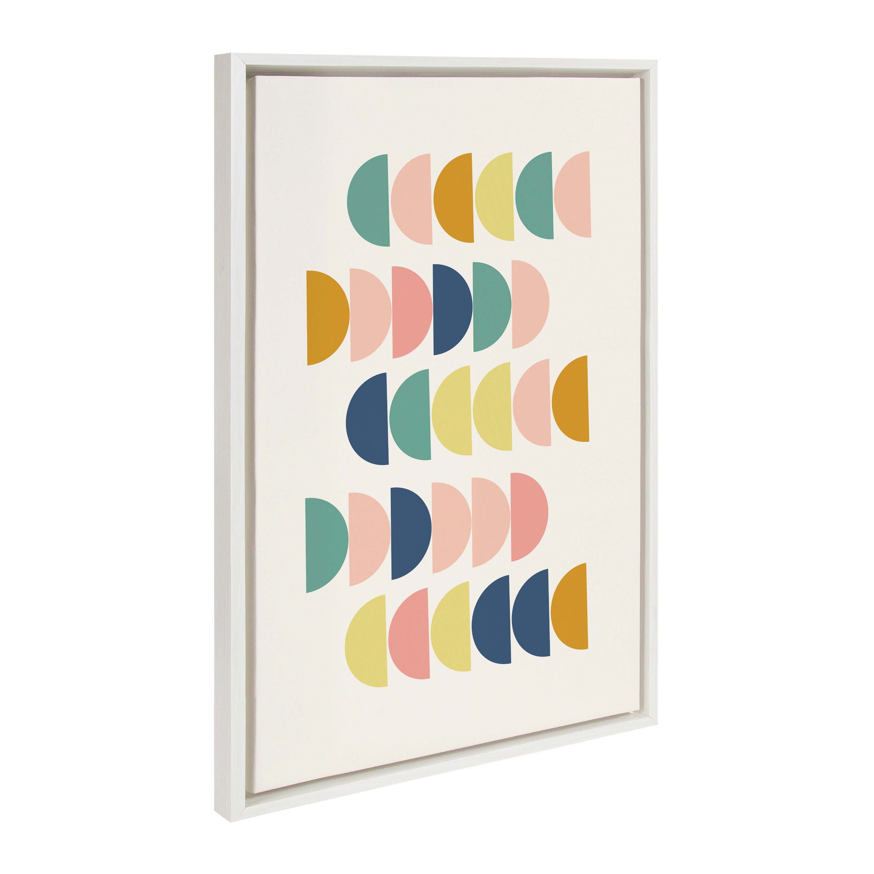 Sylvie Abstract Shapes Framed Canvas Set by Apricot and Birch