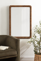 Rahfy Beaded Rectangle Framed Mirror