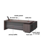 Bristol · Modern L-Shaped Executive Desk