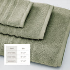 Luxury Combed Cotton Bath Towel Set - Karina Collection