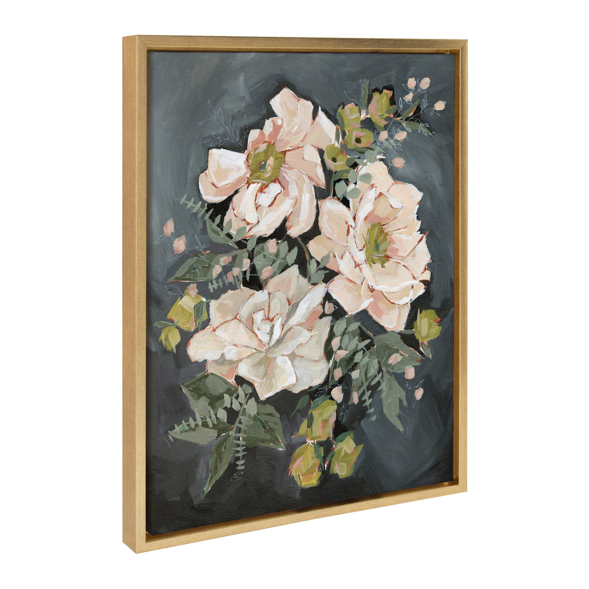 Sylvie Day 24 Framed Canvas by Annie Quigley
