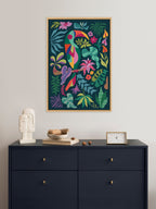 Sylvie Tropical Toucan Framed Canvas by Rachel Lee