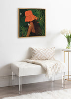 Sylvie Tell Me About Hope Framed Canvas by Mary Joak