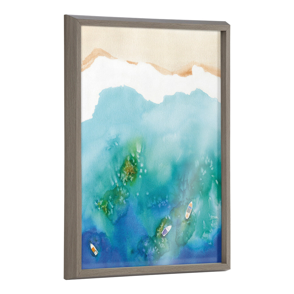 Blake Voyage Framed Printed Glass by Janet Meinke-Lau