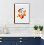 Sylvie Juicy Citrus Framed Canvas by Oris Eddu