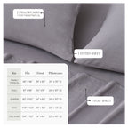 Viscose from Bamboo & Cotton Blend Jersey Knit Sheets