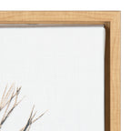 Sylvie Peacock Feather Framed Canvas by Simon Te of Tai Prints