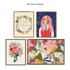 Sylvie 551 Oranges Framed Canvas by Mia Charro