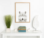 Sylvie Wolf Framed Canvas by Simon Te Tai