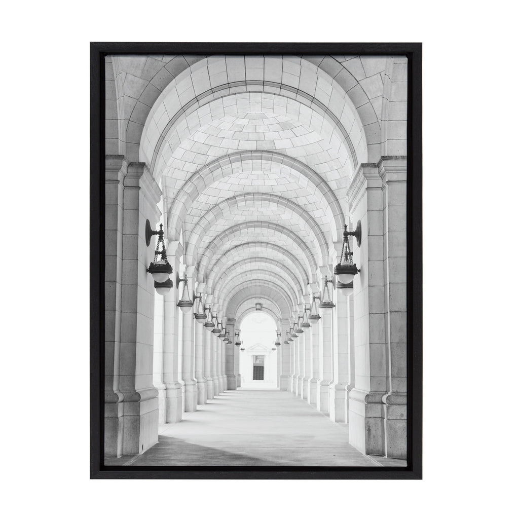 Sylvie Union Station Framed Canvas by Golie