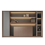 Kelham · Office Shelves w/ Lighting & Storage
