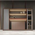 Kelham · Office Shelves w/ Lighting & Storage