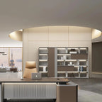 Keswick · Office Shelves w/ Lighting & Storage