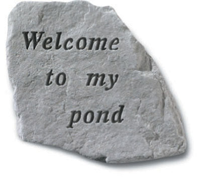 Kay Berry- Inc. 66420 Welcome To My Pond - Memorial - 9 Inches X 8 Inches