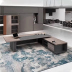 Gidley · Modern L-Shaped Executive Desk