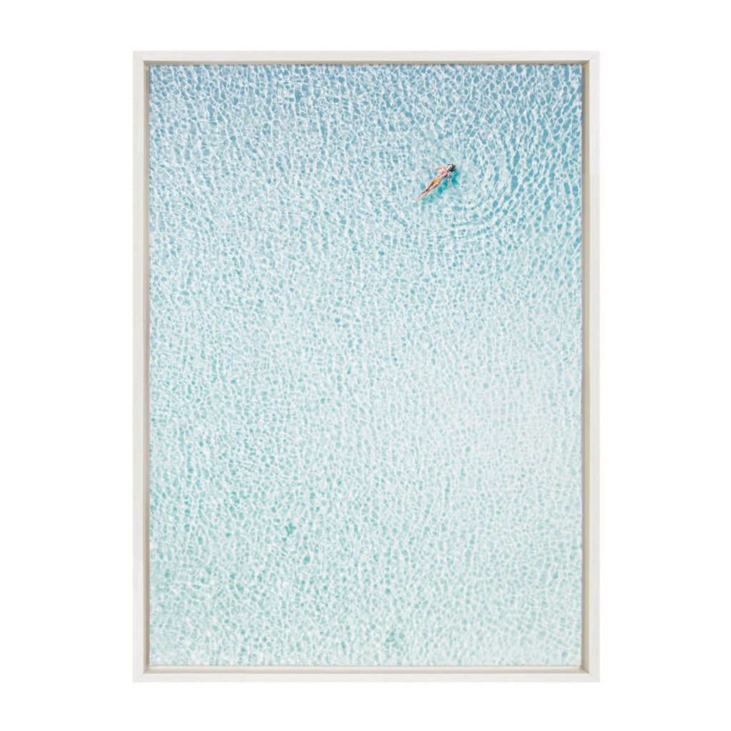 Sylvie Woman Floating Framed Canvas by Amy Peterson