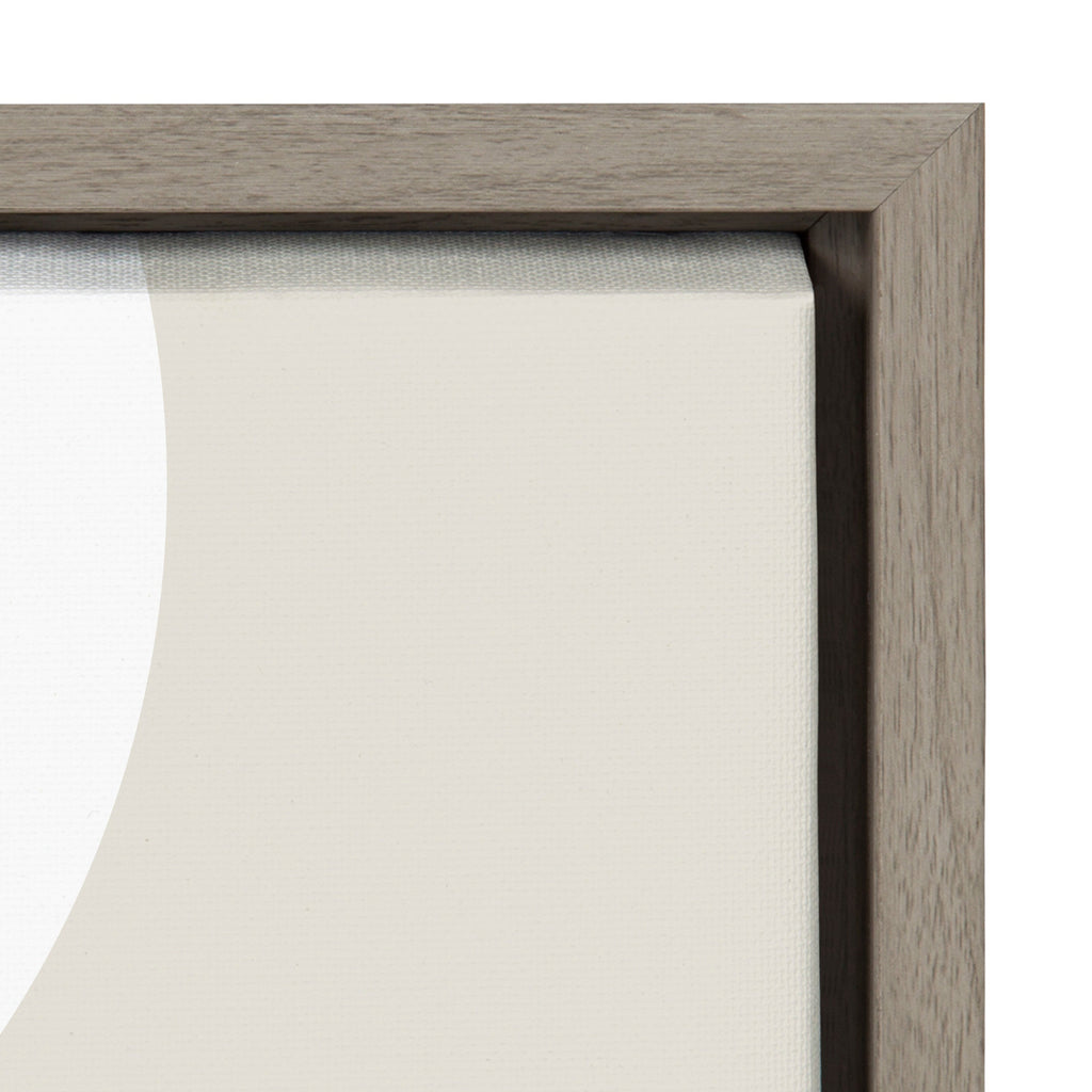 Sylvie Full Moon over the Mountain Top Framed Canvas by The Creative Bunch Studio