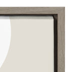 Sylvie Full Moon over the Mountain Top Framed Canvas by The Creative Bunch Studio