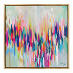 Sylvie Brushstroke 154 Framed Canvas by Jessi Raulet of Ettavee
