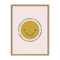 Sylvie Your Doing Great Framed Canvas by Duchess Plum