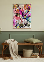 Sylvie Beaded Amaze Framed Canvas by Inkheart Designs