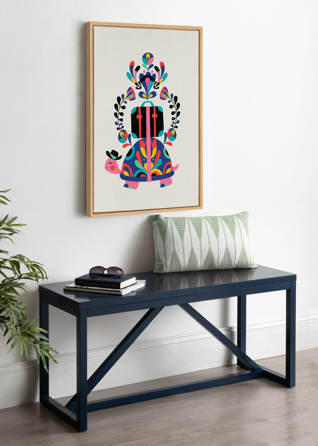 Sylvie Travel Animal Framed Canvas By Rachel Lee of My Dream Wall