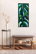 Sylvie Blank Framed Canvas 18x40