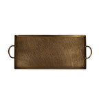 Sanzo Hammered Rectangle Metal Tray