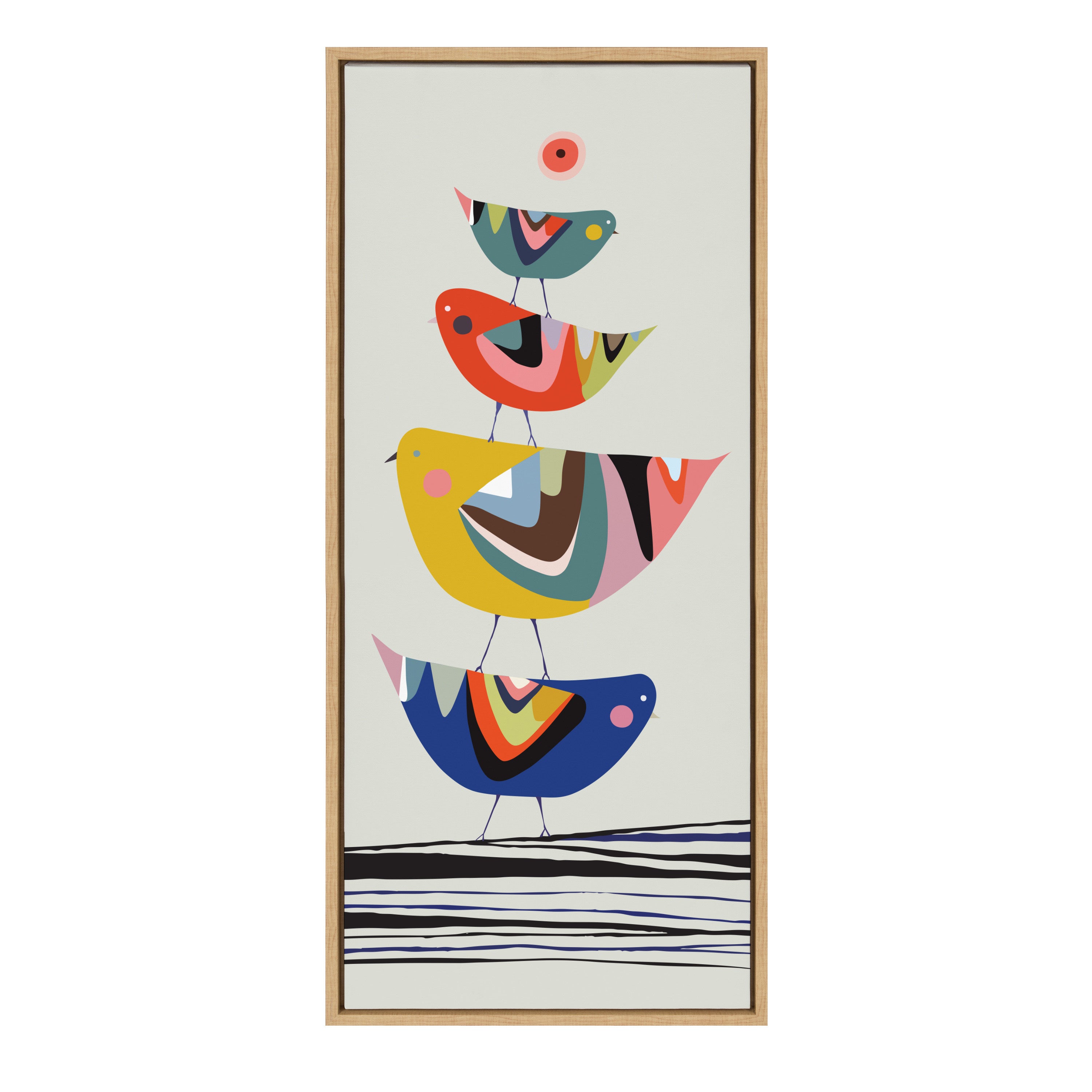 Sylvie The Family Tree Framed Canvas by Rachel Lee of My Dream Wall