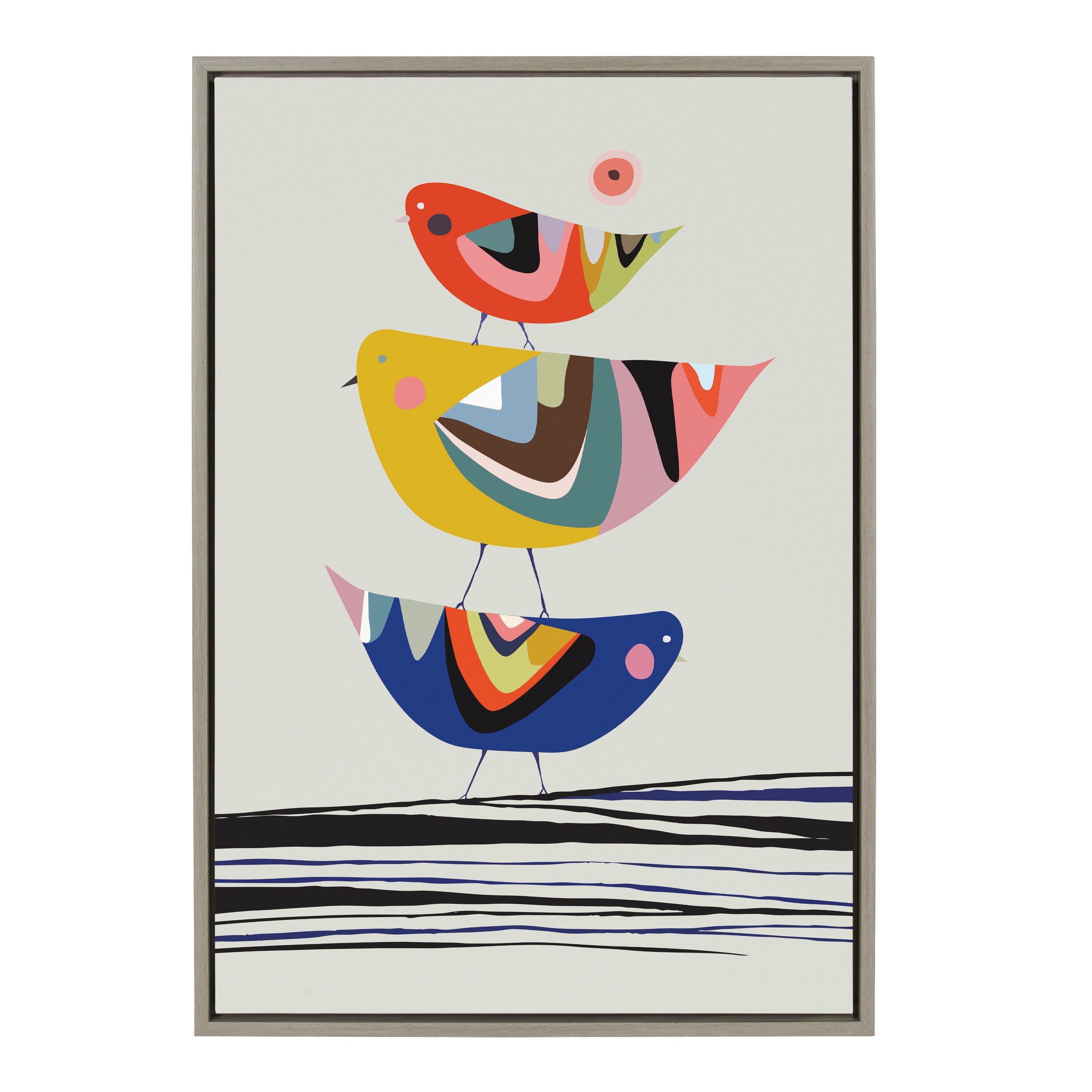 Sylvie The Family Tree Framed Canvas by Rachel Lee of My Dream Wall