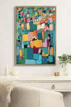 Sylvie Afternoon Delight Framed Canvas by Leah Nadeau
